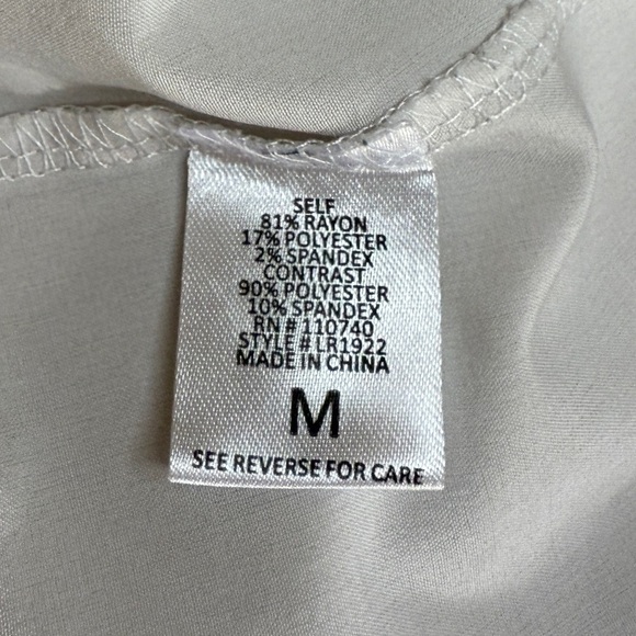 London Rose Gray Knit Vest with White Shirt size M - Picture 5 of 9